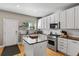 Gourmet kitchen featuring white cabinetry, an island, and stainless steel appliances at 4511 Perry St, Denver, CO 80212