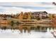 This home's community offers a stunning clubhouse by the lake, perfect for events and leisure at 2605 Gray Wolf Loop, Broomfield, CO 80023
