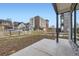 Well maintained front yard that highlights a lush green space in a well maintained neighborhood at 1462 Yates St, Denver, CO 80204