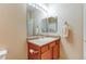 Comfortable bathroom with a vanity and a large mirror and a combination shower and tub at 22920 E Roxbury Dr # H, Aurora, CO 80016