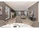 Spacious open layout showing the living room and connecting spaces at 7501 S Ivanhoe Cir, Centennial, CO 80112
