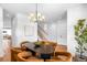 Cozy dining space features modern lighting, décor, and inviting ambiance at 2926 S Cherokee St, Englewood, CO 80110