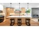 Spacious kitchen featuring a large island, modern appliances, and stylish design at 2926 S Cherokee St, Englewood, CO 80110