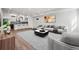 Open concept living and kitchen area at 1418 Pierce St, Lakewood, CO 80214