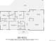 A detailed floor plan showcases the total square footage of the home, along with porch and patio excluded areas at 1100 E Harvey St, Castle Rock, CO 80108