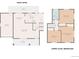 Detailed floor plan showcasing the layout of the main and upper levels at 2075 Oakland St, Aurora, CO 80010