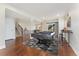 Open basement living area featuring a pool table and bar area at 9099 Prairie Sky Ln, Lone Tree, CO 80124