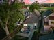 Aerial view of property with patio area, grill, and outdoor seating at 2527 W Dunkeld Pl, Denver, CO 80211