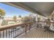 A charming balcony with outdoor seating offering neighborhood views at 4940 E Donald Ave # 8, Denver, CO 80222