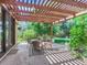 Comfortable outdoor seating on a covered patio area with a view of the landscaped yard at 3135 11Th St, Boulder, CO 80304