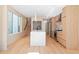 Modern kitchen with island and stainless steel appliances at 2325 S High St, Denver, CO 80210