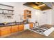 Updated kitchen with stainless appliances, double sinks, and plenty of counter space at 1777 E 39Th Ave # 209, Denver, CO 80205