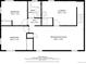 Detailed floor plan showcasing the layout of the first floor, including bedroom, bathroom, and living spaces at 4655 Ludlow St, Boulder, CO 80305