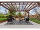 Outdoor patio with pergola and furniture at 4655 Ludlow St, Boulder, CO 80305
