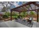 Outdoor patio with furniture and pergola at 4655 Ludlow St, Boulder, CO 80305