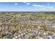 Wide aerial view of a Gathering-friendly neighborhood with green spaces and manicured landscaping at 23110 York Ave, Parker, CO 80138