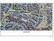 Aerial view showing the home's location in relation to the neighborhood pool, clubhouse, and Sulphur Gulch Trail at 23110 York Ave, Parker, CO 80138