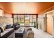 Sun room with neutral colors and plenty of windows at 14505 W 52Nd Ave, Arvada, CO 80002