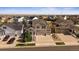 Aerial view showcasing a beautiful suburban home in a well-planned community at 15201 Yellowthroat St, Parker, CO 80134