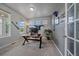 Comfortable home office with ample natural light, gray walls and neutral carpet at 15201 Yellowthroat St, Parker, CO 80134