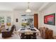 Inviting dining area with natural light, seating for four, and stylish decor at 4553 Red Deer Trl, Broomfield, CO 80020