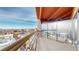 Enjoy city views from this private balcony, enclosed for year-round comfort and stunning sunsets at 100 Park W Ave # 1806, Denver, CO 80205