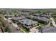 Beautiful aerial view of townhomes showcasing the landscape and neighborhood at 11374 Xavier Dr # 202, Westminster, CO 80031