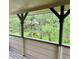 Enjoy relaxing on your porch with views of the mature trees and green spaces at 10369 E Red Mtn, Littleton, CO 80127