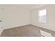 Well-lit bedroom with plush carpet, a single window and great space at 4107 Marble Dr, Mead, CO 80504