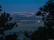 City lights at night viewed through pine trees, offering a glimpse of the vibrant cityscape at 53 Canyon Pines Dr, Golden, CO 80403