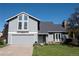 Charming two-story home featuring a gray exterior, attached garage, and well-manicured front lawn at 7600 S Ulster Ct, Centennial, CO 80112