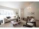 Bright living room showcasing stylish furniture, a large window, and contemporary decor at 7600 S Ulster Ct, Centennial, CO 80112
