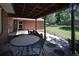 Cozy covered patio offers a peaceful outdoor space for relaxing or entertaining at 2900 S Golden Way, Denver, CO 80227