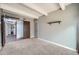 Spacious bedroom with neutral carpet, gray walls, and modern white-beamed ceiling at 2525 S Dayton Way # 1003, Denver, CO 80231
