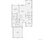 Detailed floor plan showing the layout of the main floor, including bedrooms, living room, kitchen, and garage at 4533 Angelina Cir, Longmont, CO 80503