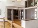 Spacious home office with custom built-ins for optimal storage and backyard views at 43 Falcon Hills Dr, Highlands Ranch, CO 80126