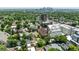 Aerial view showing property's location within a vibrant urban setting, with close proximity to the downtown skyline at 3259 Lowell Blvd, Denver, CO 80211