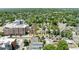 Aerial view showcasing the property's location within a bustling neighborhood with nearby amenities and tree-lined streets at 3259 Lowell Blvd, Denver, CO 80211