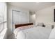 Comfortable bedroom featuring soft carpet, natural light and closet at 9723 Bennett Peak St, Littleton, CO 80125