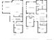 Detailed floor plans showcasing the layout of the first and second floors at 9723 Bennett Peak St, Littleton, CO 80125