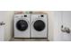 Convenient laundry room featuring washer and dryer at 9723 Bennett Peak St, Littleton, CO 80125
