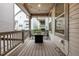 Relaxing porch with fire pit and seating at 9723 Bennett Peak St, Littleton, CO 80125