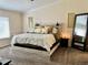 Serene bedroom showcases a well-made bed with a decor and ample space for relaxation at 19102 E Hampden Dr, Aurora, CO 80013