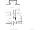 Floorplan of finished basement featuring recreation room, bar, kitchen, and bedroom at 3309 E 7Th Ave Pkwy, Denver, CO 80206
