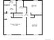 Floor plan with bathrooms, hall, primary bedroom, and bedrooms at 504 E Otero Ct, Littleton, CO 80122