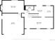 Floor plan with Gathering room, bath, hall, dining area, kitchen, garage, and living room at 504 E Otero Ct, Littleton, CO 80122