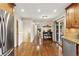 Bright transitional space, stainless appliances and hardwood flooring, perfect for entertaining guests at 504 E Otero Ct, Littleton, CO 80122