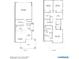 Detailed floor plan showcasing the layout of the first and second floors of the home at 1988 S Haleyville Way, Aurora, CO 80018