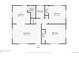 Upstairs floor plan showcasing bedrooms, bathroom, kitchen, stairs, living room, and closet space at 7833 Raritan St, Denver, CO 80221