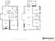 Detailed floor plan showcasing the layout of the home, including room dimensions and closet space at 3743 N Yates St, Denver, CO 80212